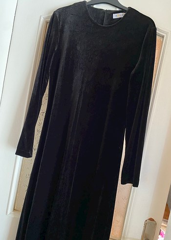 Tesettür kadife elbise - Görsel 3