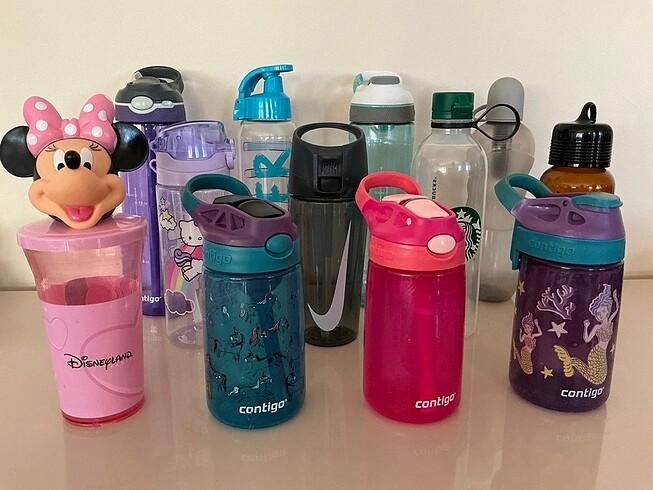 Su Matarası (contigo,STARBUCKS,HELLO KITTY,NIKE,DİSNEYLAND