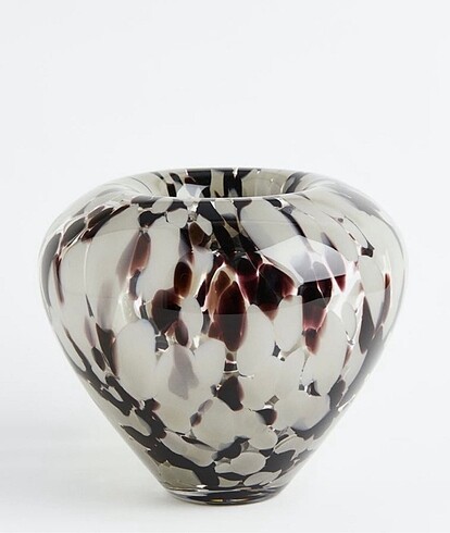 Aşık bej desenli büyük vazo