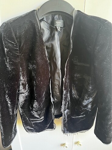 Zara Kadıfe kısa blazer