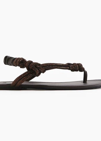 H&M Suni taşlı sandalet