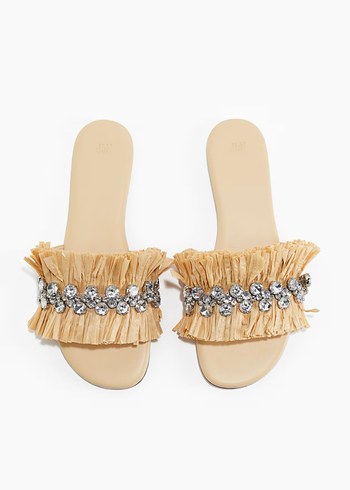H&M Suni taşlı sandalet