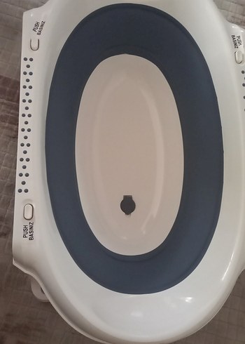 Beden Gri-Beyaz Bebek Banyo Küveti