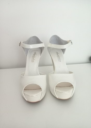 Accessorize Beyaz Platform Topuklu Kadın Abiye Ayakkabı