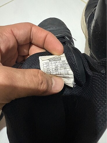 30 Beden siyah Renk Decathlon Tarmax Temiz 30 Numara Çocuk