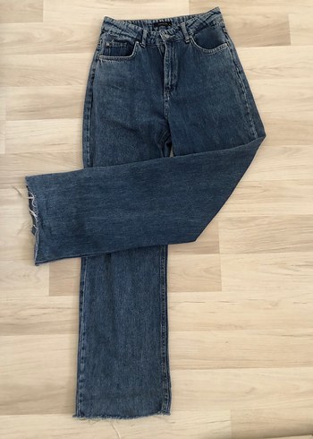 Kadın Lacivert denim jean