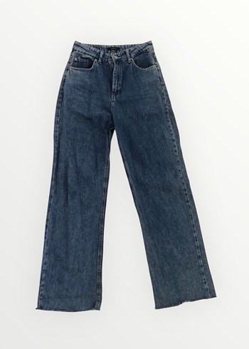 36 Beden lacivert Renk Kadın Lacivert denim jean