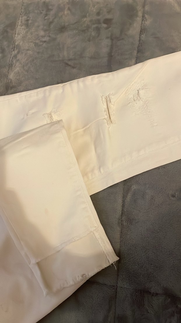 Beyaz skinny jeans pantolon - Görsel 4