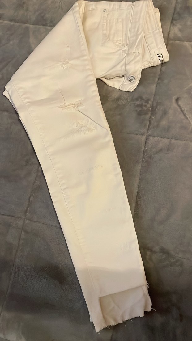Beyaz skinny jeans pantolon - Görsel 2