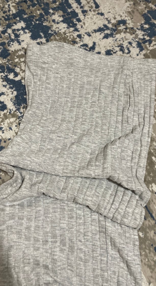 Gri Düz kalem etek - Görsel 2