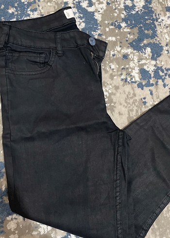 Siyah Kadın Kot Pantolon - Görsel 2