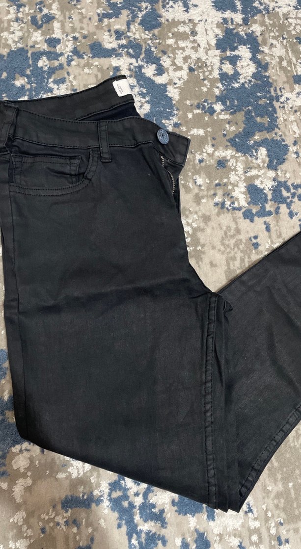 Siyah Kadın Kot Pantolon - Görsel 2