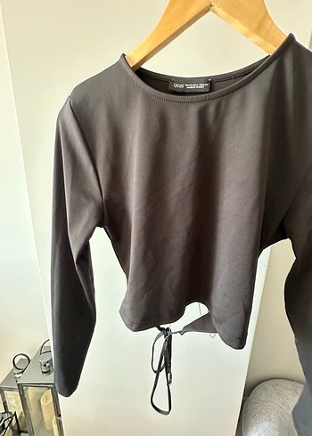 Sırt zincir Detaylı bluz - Görsel 2