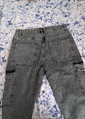 Gri Baggy Erkek Denim Pantolon - Görsel 2