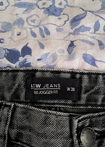 Gri Baggy Erkek Denim Pantolon - Görsel 4