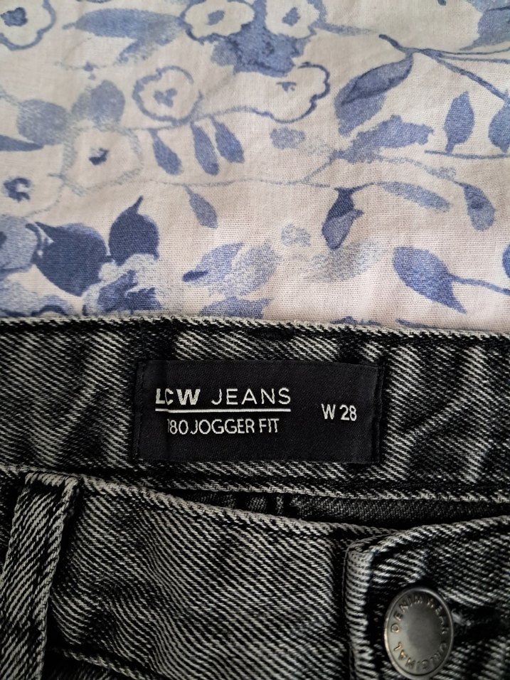 Gri Baggy Erkek Denim Pantolon - Görsel 4