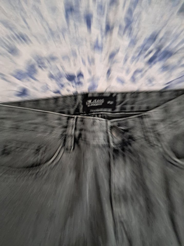 Gri Baggy Erkek Denim Pantolon - Görsel 5