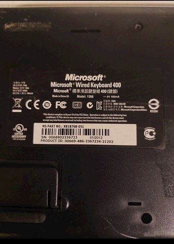 Microsoft Siyah Kablolu Klavye - Görsel 4