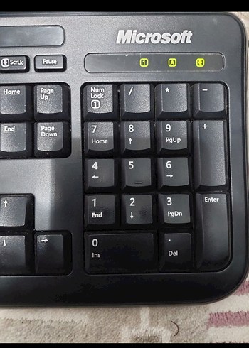 Microsoft Siyah Kablolu Klavye - Görsel 3