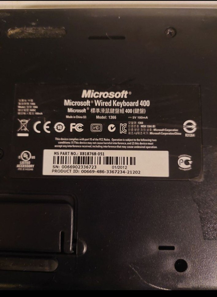 Microsoft Siyah Kablolu Klavye - Görsel 4