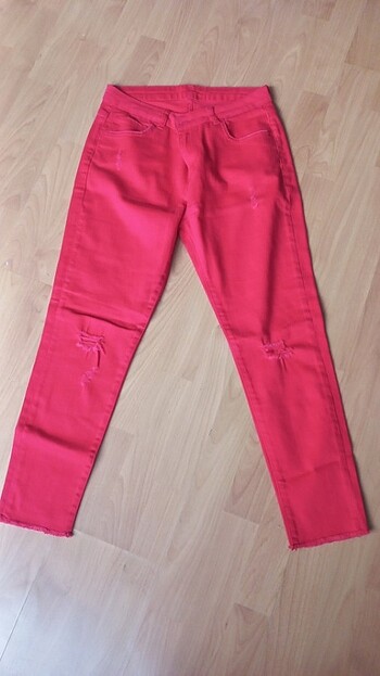 Koton kirmizi jean