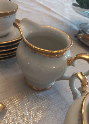 Beyaz Porselen Çaydanlık takımı 6 kişilik - Görsel 10