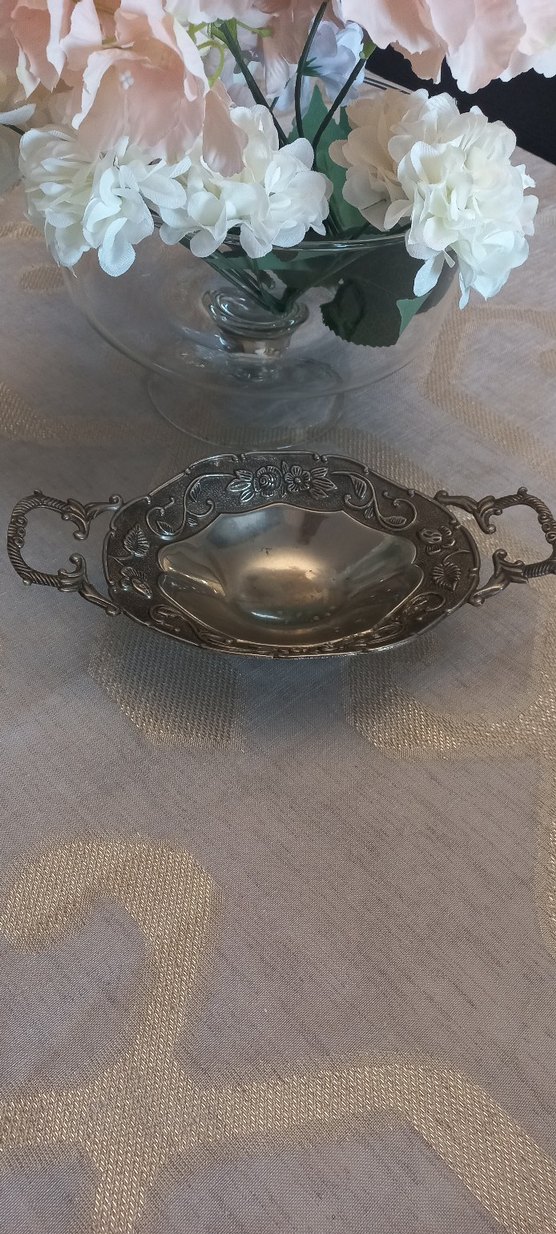 Alpaka antika  şekerlik - Görsel 4