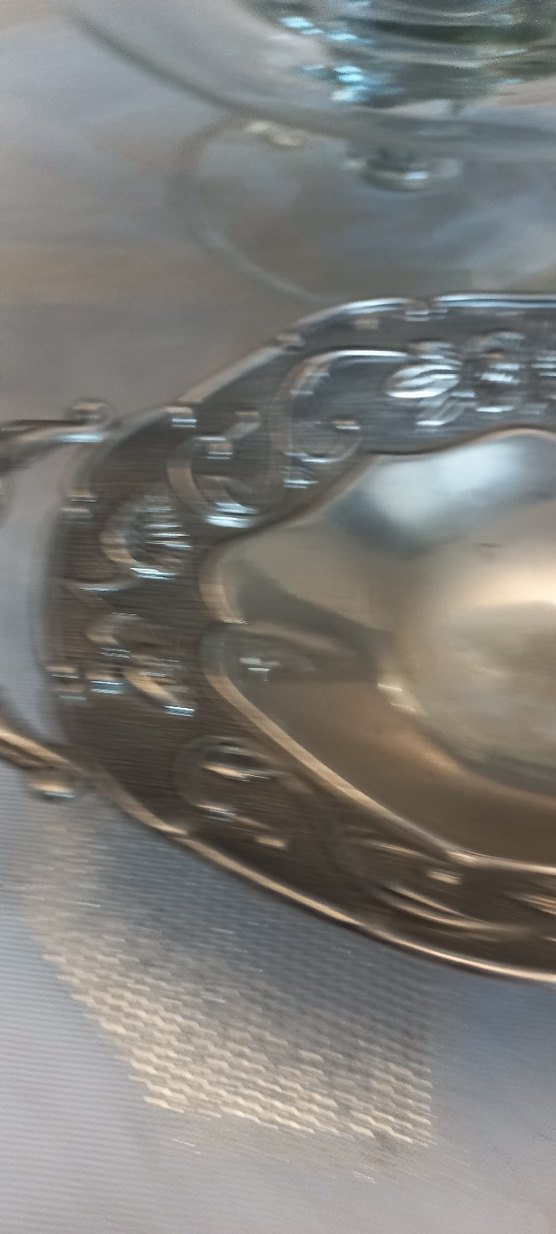 Alpaka antika  şekerlik - Görsel 3