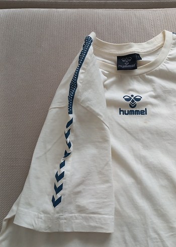 s Beden ten rengi Renk Hummel Erkek kırık beyaz Kısa Kollu Tişört
