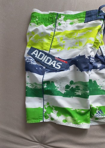 Adidas Renkli Bağcıklı Erkek Mayo Şortu - Görsel 3