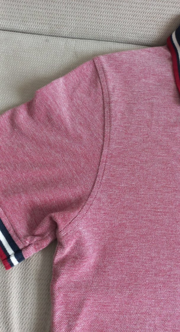 Jack jones pembe Pamuklu Polo Yaka Erkek Tişört - Görsel 5