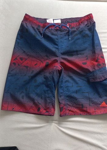 Adidas erkek Lacivert Kırmızı Bağlamalı Mayo - Görsel 2