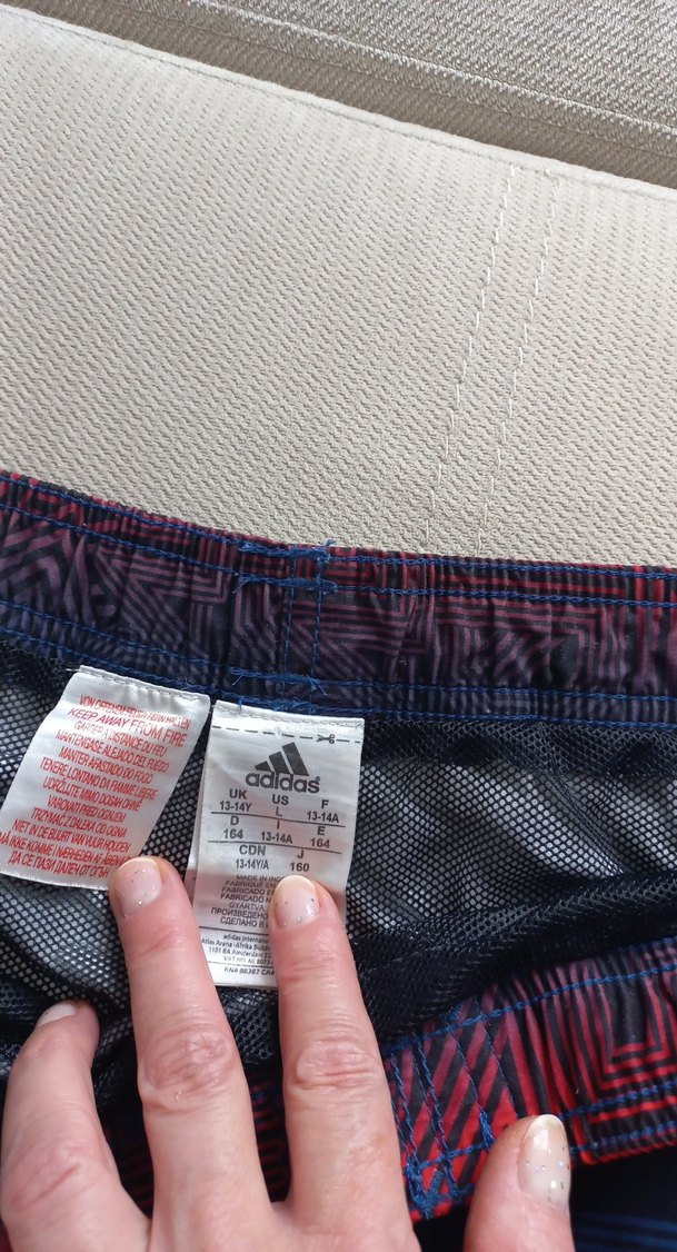 Adidas erkek Lacivert Kırmızı Bağlamalı Mayo - Görsel 5