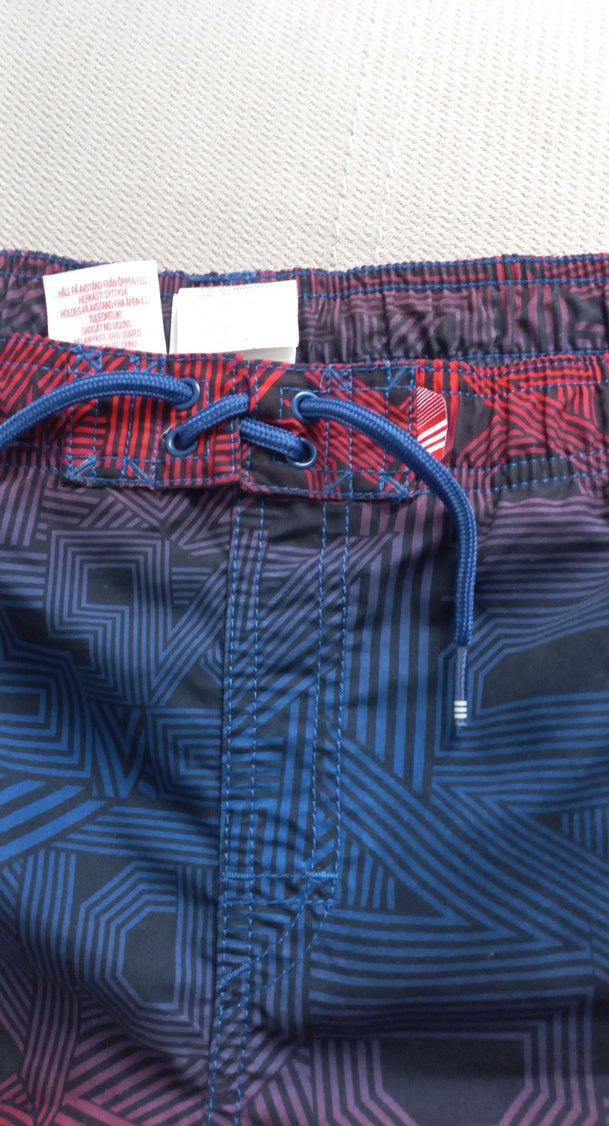 Adidas erkek Lacivert Kırmızı Bağlamalı Mayo - Görsel 3