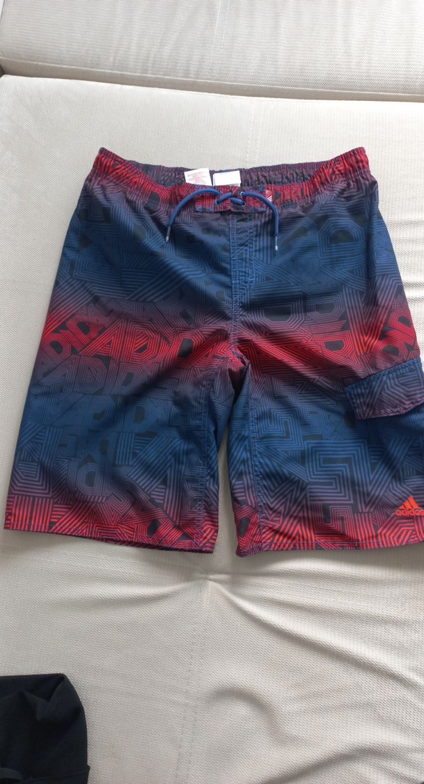 Adidas erkek Lacivert Kırmızı Bağlamalı Mayo - Görsel 2