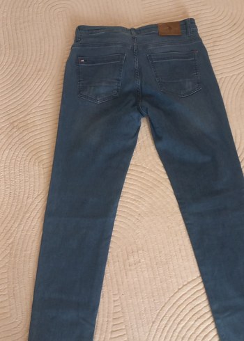 Erkek Mavi Denim slim Fit Pantolon - Görsel 5