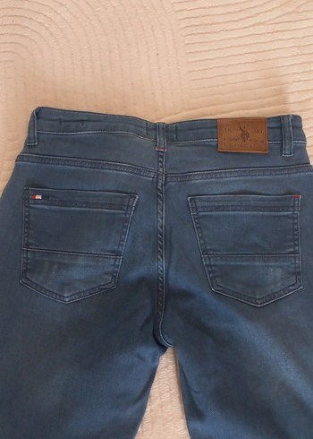 Erkek Mavi Denim slim Fit Pantolon - Görsel 6