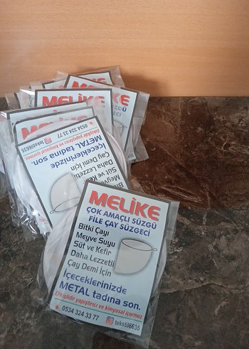 Melike Çok Amaçlı Çay Süzgeci Beyaz - Görsel 2