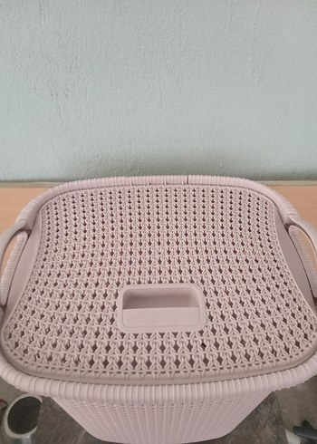 Pastel Pembe Saklama Sepeti - Görsel 2