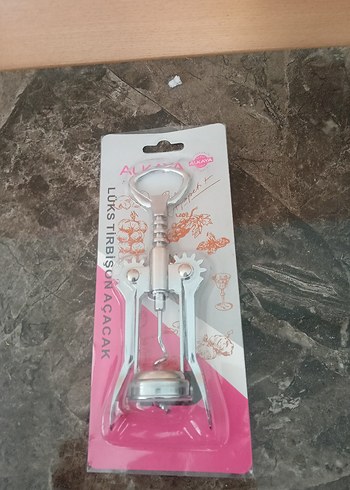 Pembe Renkli Tirbüşon Seti - Görsel 2