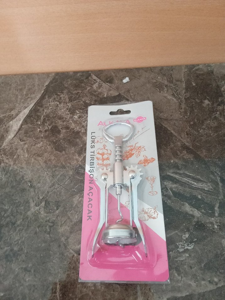 Pembe Renkli Tirbüşon Seti - Görsel 3