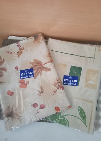 120x140 Gri Desenli Masa Örtüsü - Görsel 2