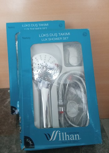 Gri Lüks Duş Seti - Görsel 2