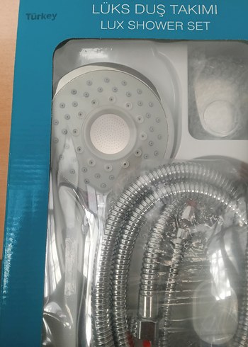 Gri Lüks Duş Seti - Görsel 5