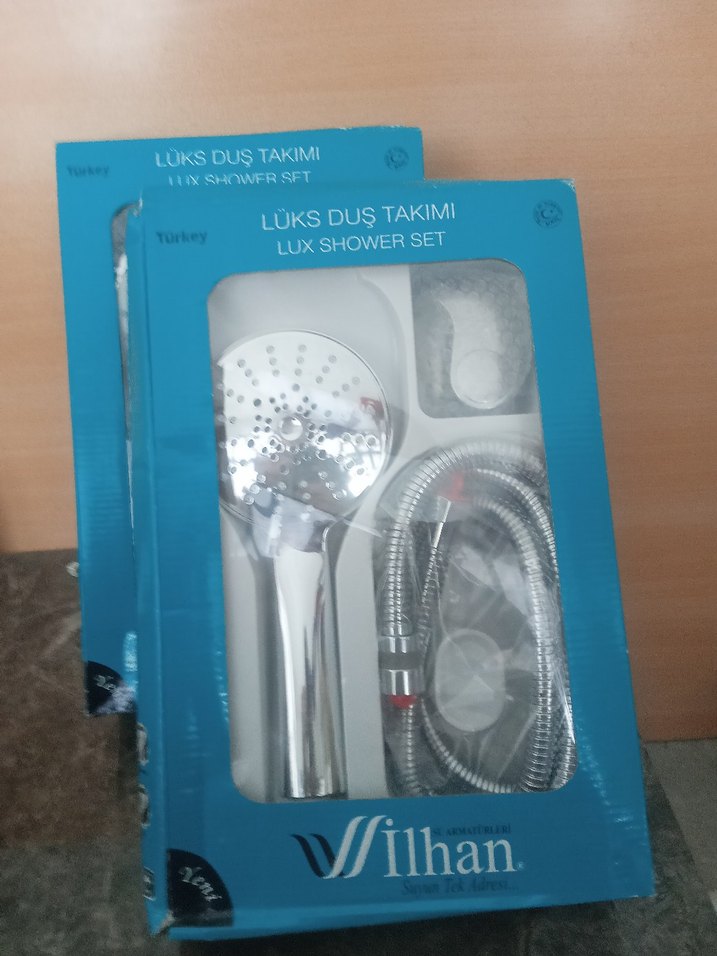 Gri Lüks Duş Seti - Görsel 2