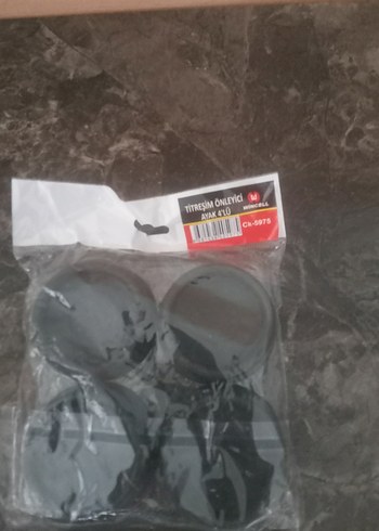 4'lü Siyah Titreşim Önleyici Ayak Seti - Görsel 3