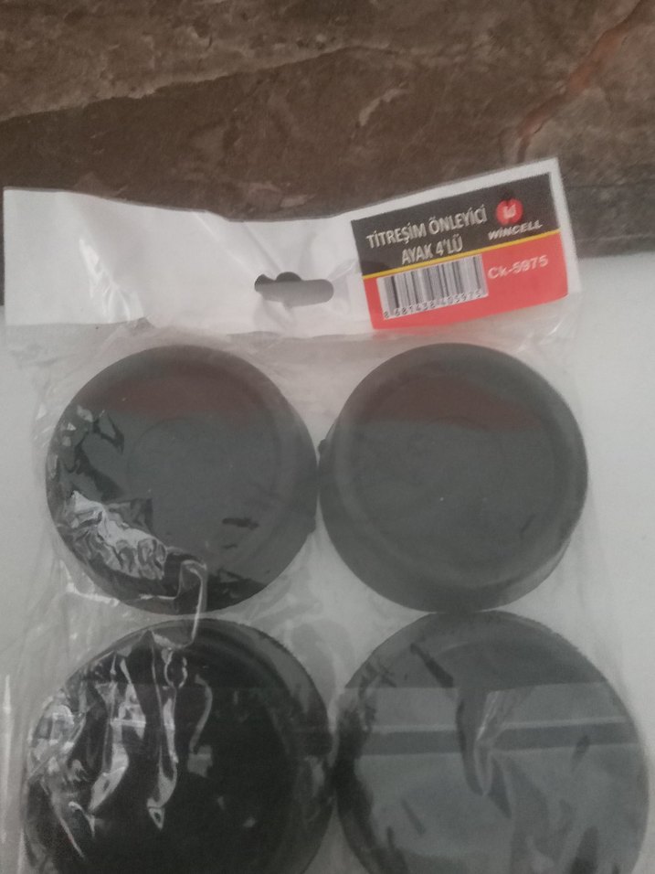 4'lü Siyah Titreşim Önleyici Ayak Seti - Görsel 4