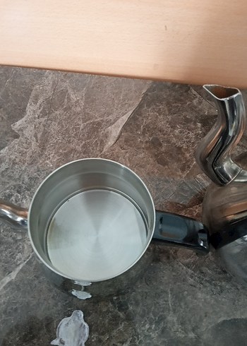 Beden Gri Çelik Çaydanlık Seti