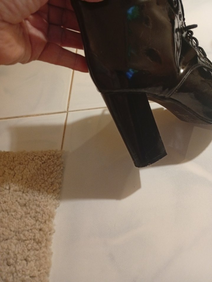 Siyah ruganStiletto Topuklu Gotik Kadın Bot - Görsel 3