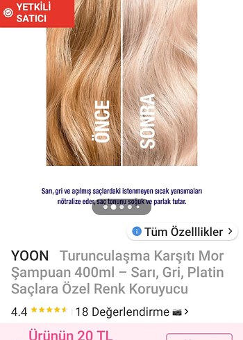 Yoon Mor Şampuan Blonde Silver 400 ml - Görsel 2